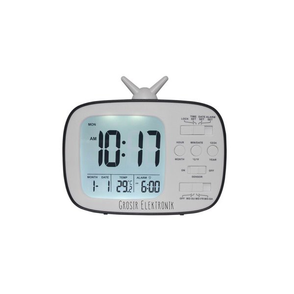 Jam Meja Digital Weker Keren Smart Alarm Clock Souvenir GH-180