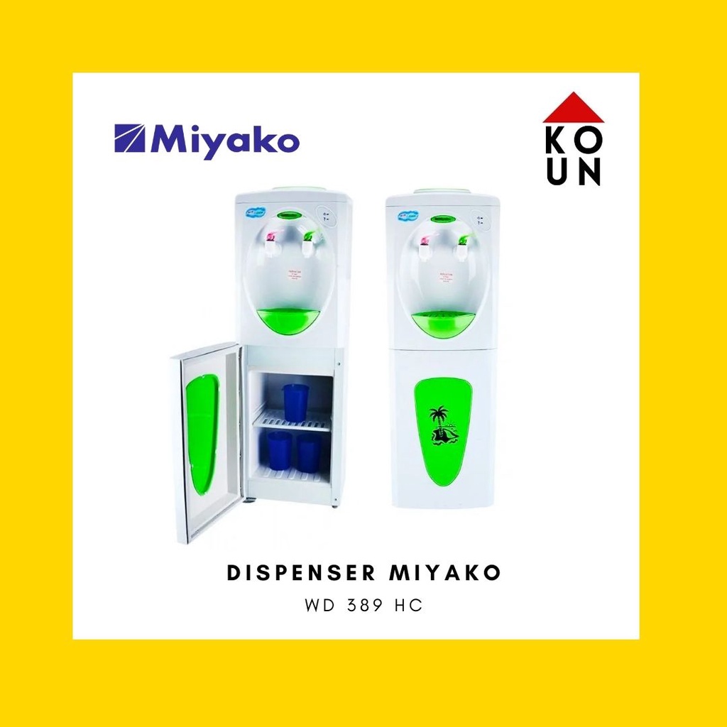 (COD READY) Water Dispenser Miyako WD389HC / WD-389HC / WD 389 HC / WD-389 HC Dispenser Air Standing