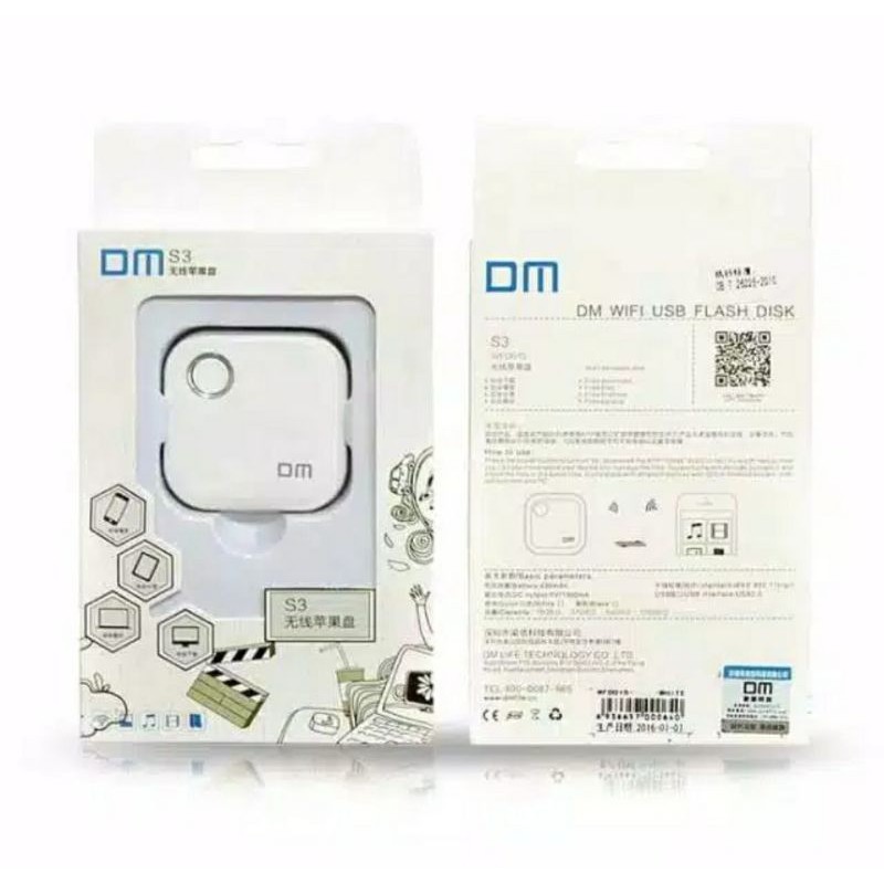 PROMO Flashdisk Flash Drive Wireless Wifi USB Tanpa Kabel 64GB S3 WFD015