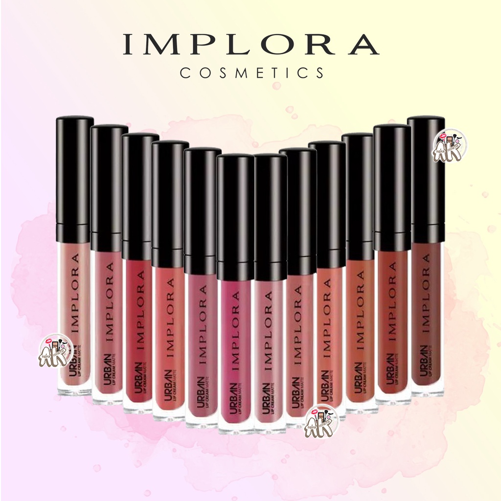 IMPLORA LIP CREAM MATTE LENGKAP WARNA 1-20