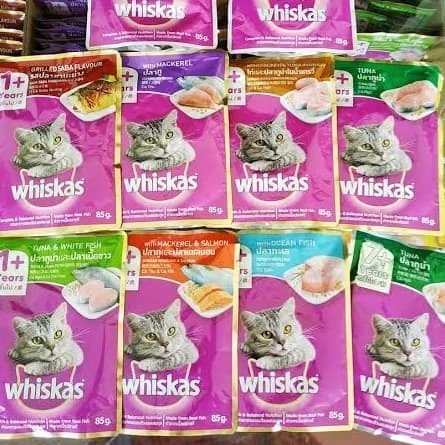 Whiskas Pouch Adult 85gr Semua Rasa Makanan Basah Kucing Dewasa