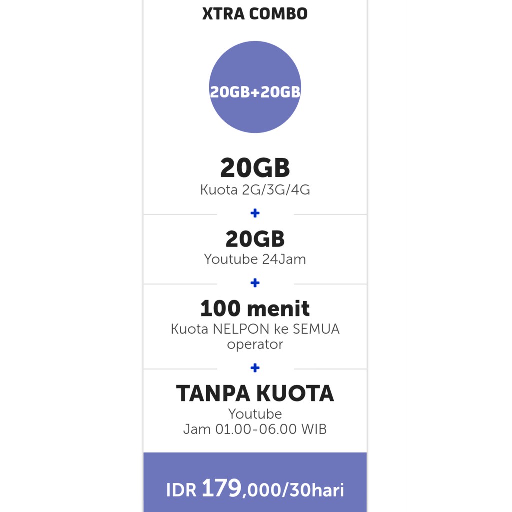XL Xtra Combo 40GB