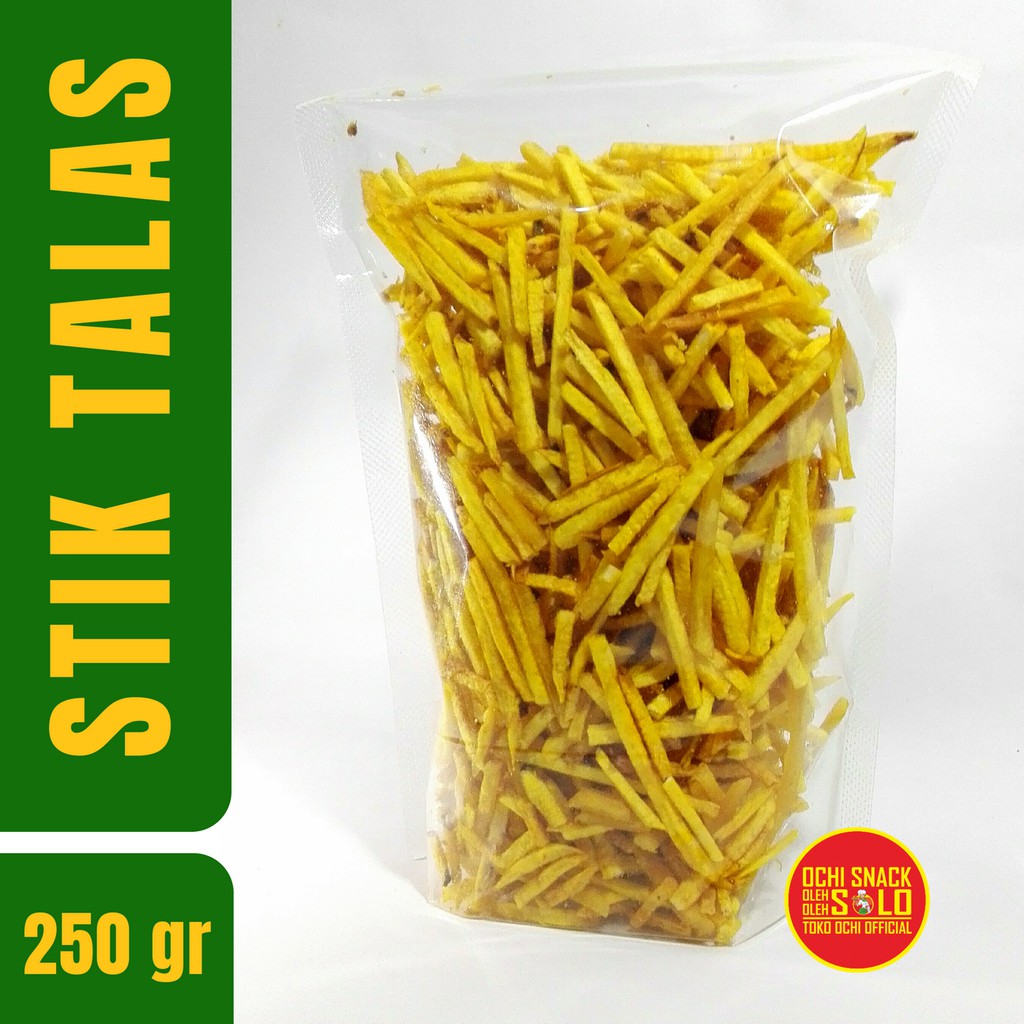 

KERIPIK STIK TALAS 250 GR OCHI SNACK - GURIH & RENYAH