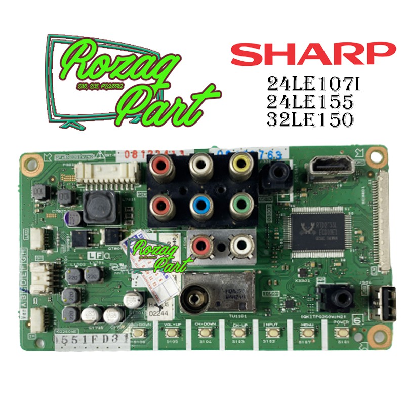 Mesin Mainboard Empeg Modul TV Sharp Type LC-24LE155M 24LE 155M