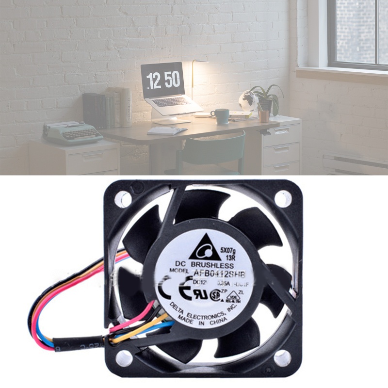 Bt 12000rpm Untuk DC Brushless Cooling Fan AFB0412SHB PWM Miner Kipas Pendingin 4P 12V