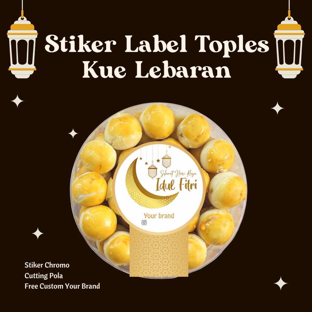 

[Pita] Stiker Hampers Pita Ramadhan Stiker Seal Toples Idul Fitri Label Segel Kemasan