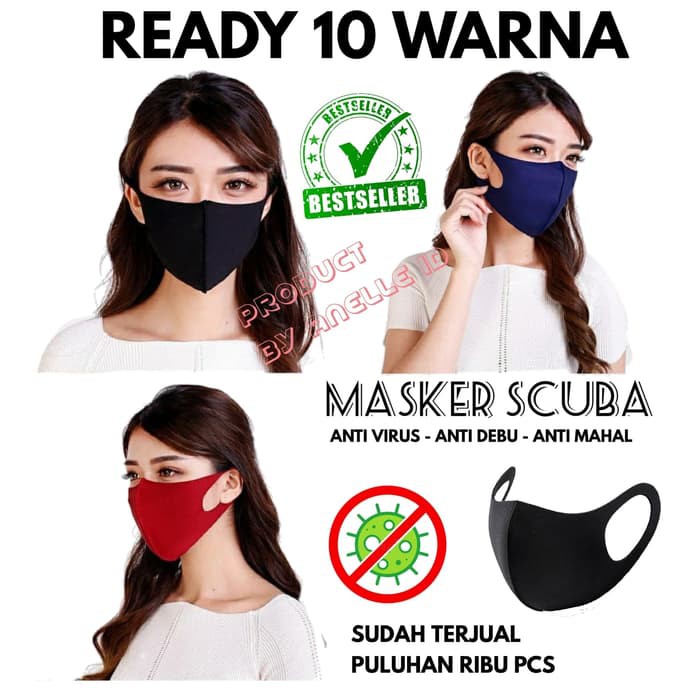  MASKER  KOREA  SCUBA DEWASA DAN ANAK NON MEDIS MASKER  H131 