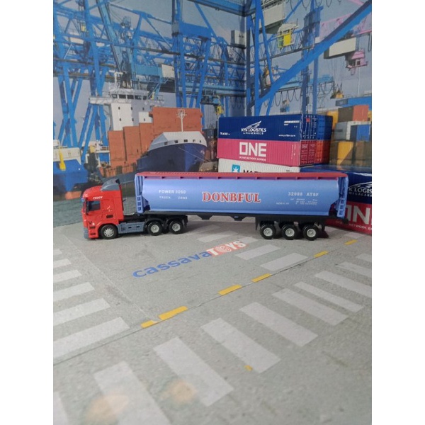 Diecast Truck Tangki scala 48 Miniatur truk
