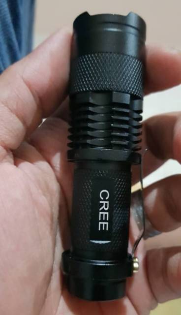 Senter Police LED Senter mini Pocketman LED Flashlight 2000 Lumens waterproof