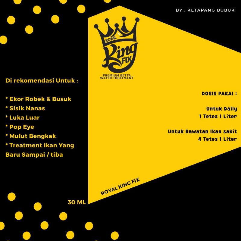 Royal King Fix - Obat Popeye, Siknas, Borok, Dan Lainnya