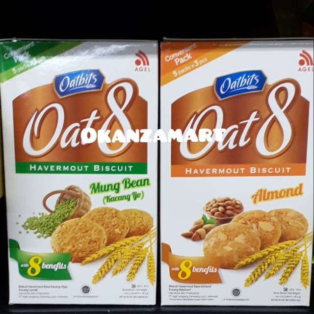 

Oatbits Oat 8 Dua Varian Rasa 5x28gr