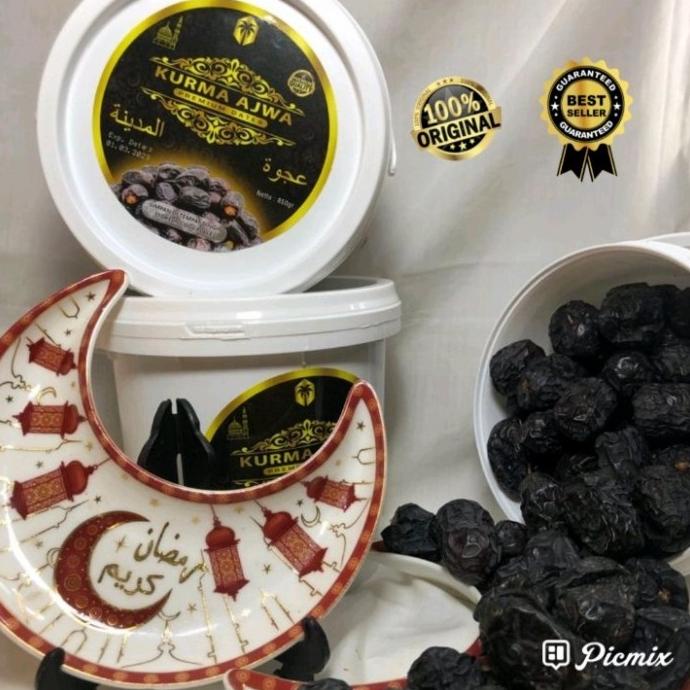 

Kurma Ajwa Madinah Ember 850Gr Original Kurma Ajwa Premium Quality Pwjp_Qy14Z