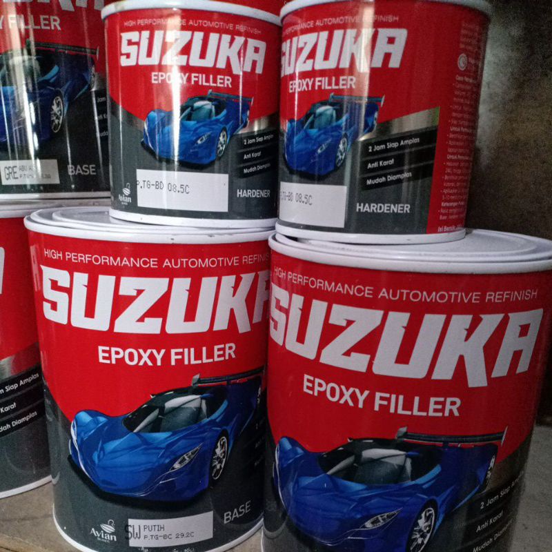 Cat Dasar Suzuka, cat epoxy 1 kg filter mobil motor