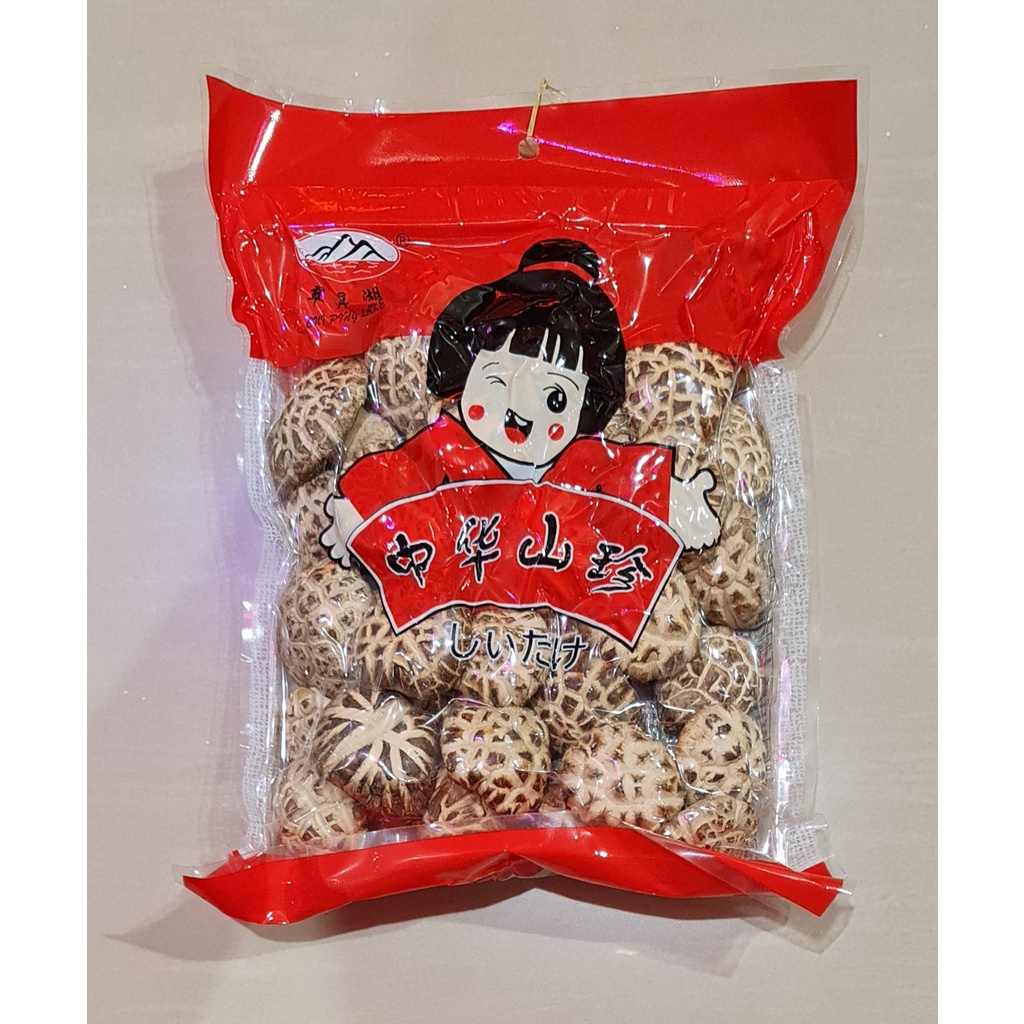 DeJian Jamur Kering Hioko Dried Mushroom / Japanese Shiitake Mushroom 300 Gram