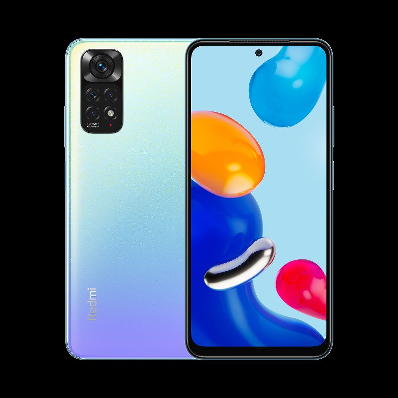 HP Terbaru Xiaomi Redmi Note 11 6/128 Ram 6GB Rom internal 128GB - New Original Garansi Resmi TAM - Snapdragon 680 Display AMOLED - Warna Grey Black Blue White Hitam Biru Langit Tua Putih - 4/128 6 4 128 GB 4GB - Promo Murah-Star Blue