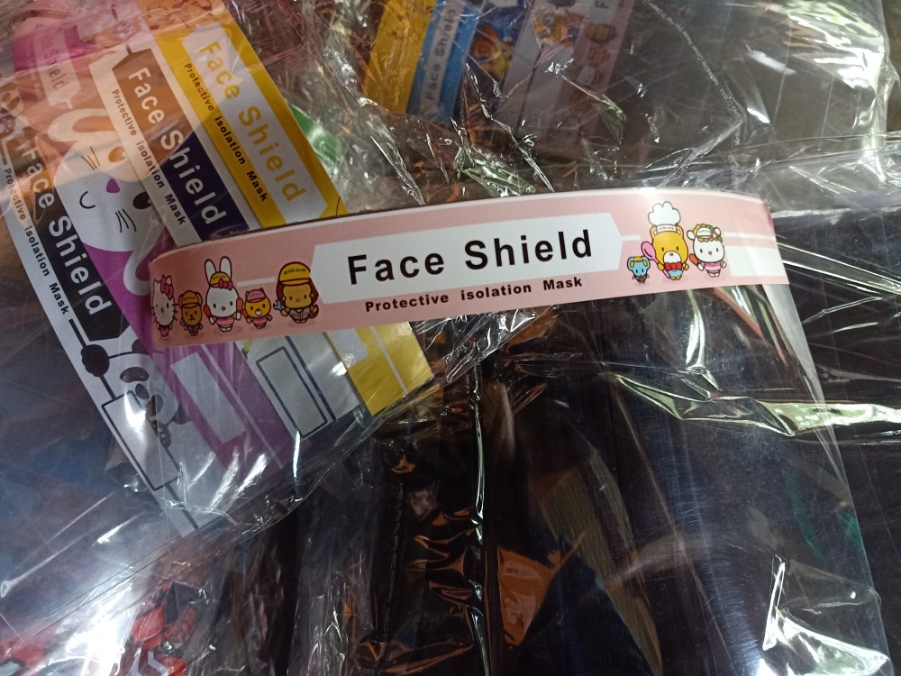 Apd Face Shield Gambar Karakter Kolom Nama Untuk Anak Dan Dewasa