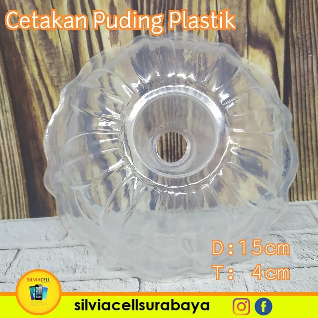 

Cetakan Agar Pudding Plastik Loyang Agar Agar Puding Diameter 15cm