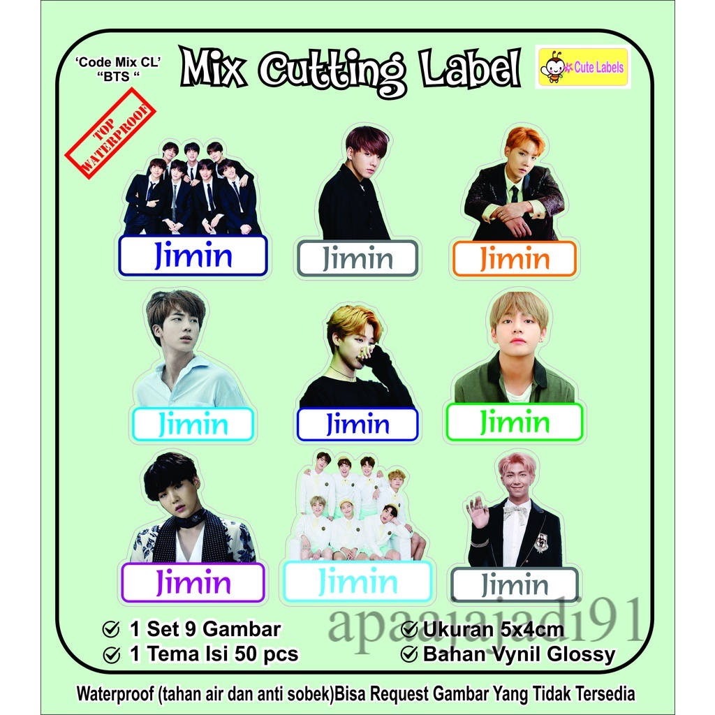 

Mix Cutting Label BTS