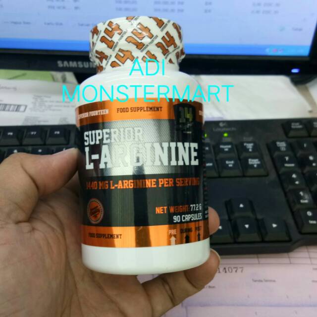 Superior L-ARGININE 90 Capsules - Nitrix L-Arginine Superior