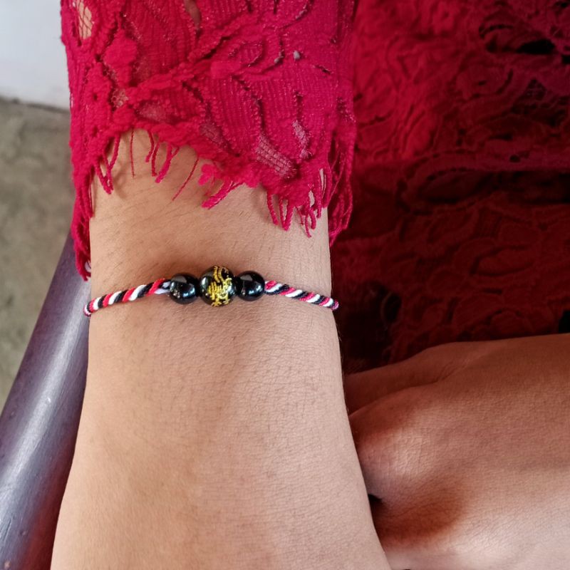 Gelang Tridatu Naga Mas / Gelang Tridatu Bali / Tridatu Murah / Gelang Batu Alam /  Gelang Tridatu Kustom / Gelang batu Alam / Gelang Tridatu Pria Murah / Gelang Khas Bali / Gelang Pria / Kerajinan  Khas Bali / Gelang Custom / Craft Dewata