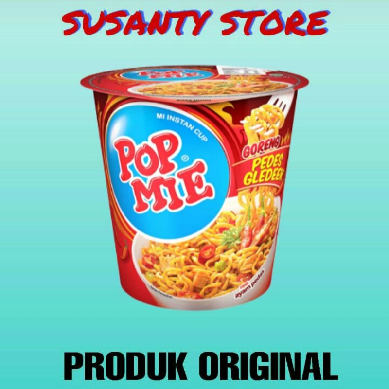

POP MIE INSTAN CUP RASA AYAM PEDAS GLEDEK 75GR.
