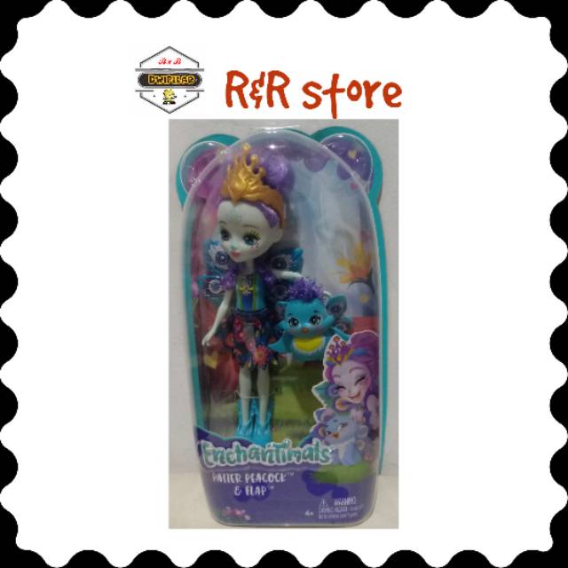 enchantimals patter peacock and flap