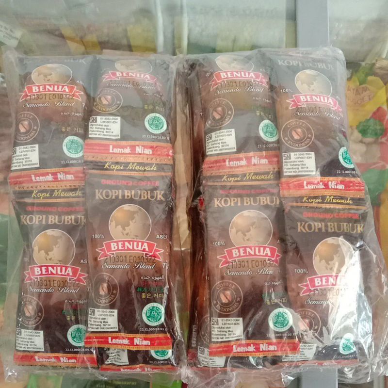 

Kopi Benua Semendo pack (20bks@7gr)