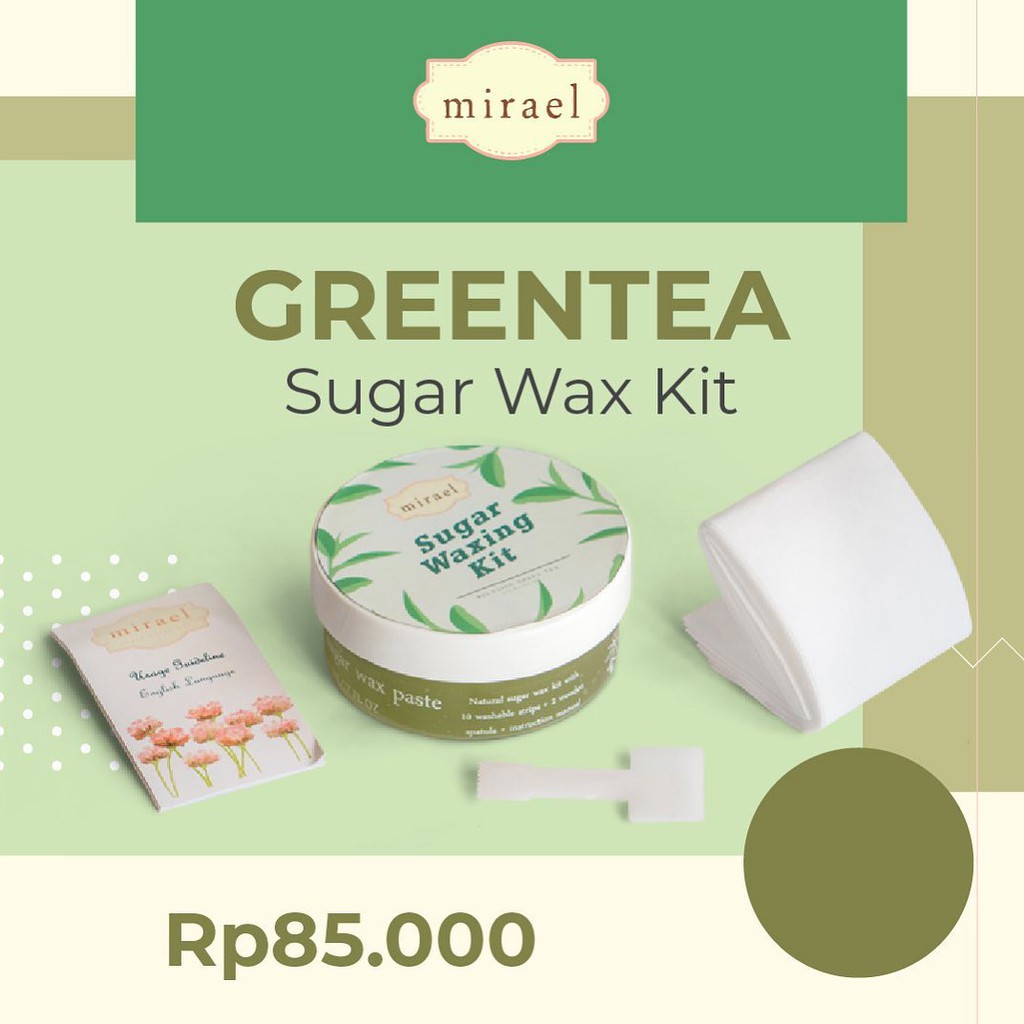 [FREE GIFT] Mirael Sugar Waxing Kit Original Wax Alami Sugarpot