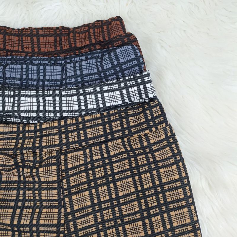 CELANA KULOT PANJANG MOTIF KOTAK / KOREA TARTAN PANTS HIGHWAIST /