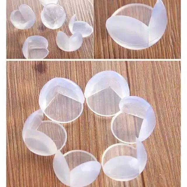 1Set  4pcs Pelindung Sudut Meja Bahan SILICON Ramah Lingkungan Pekindung sisi meja