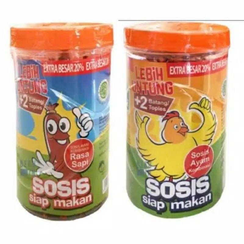 

So Nice Sosis Sapi Ayam Sosis Siap Makan Kemasan Toples Murah Bandung