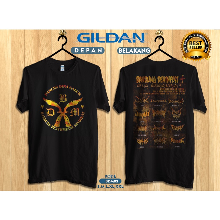 Kaos bandung death metal original gildan bdm5