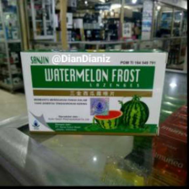 

PERMEN WATERMELON FROST (PERMEN TENGGOROKAN)