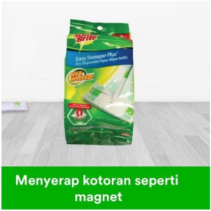 3M Scotch-Brite Isi Ulang Easy Sweeper Plus Dry Refill Pel Kering Q600