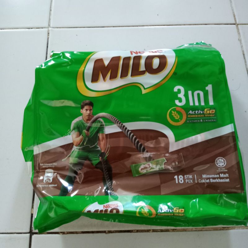 

milo 3in1 saschet isi 18