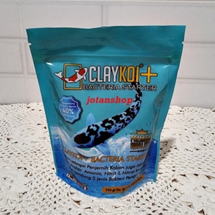 CLAYKOI CLAY KOI PLUS BACTERIA STARTER TOSCA 250gr bakteri stater Kolam Ikan Koi