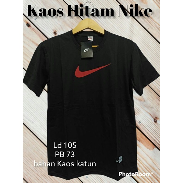 kaos pria/kaos nike/nike hitam/kaos murah