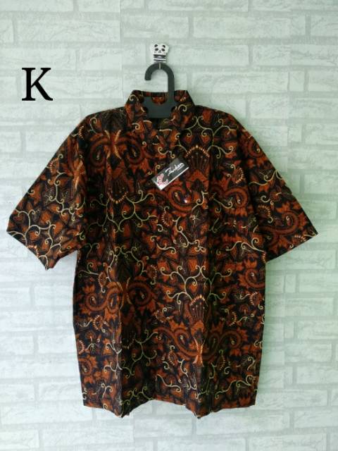 Hem kemeja batik pria jumbo/ kemeja kerja/ seragam kerja