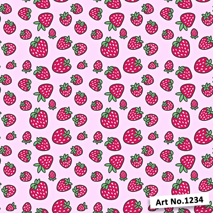 

Art No. 1234 - STRAWBERRY PATTERN PINK