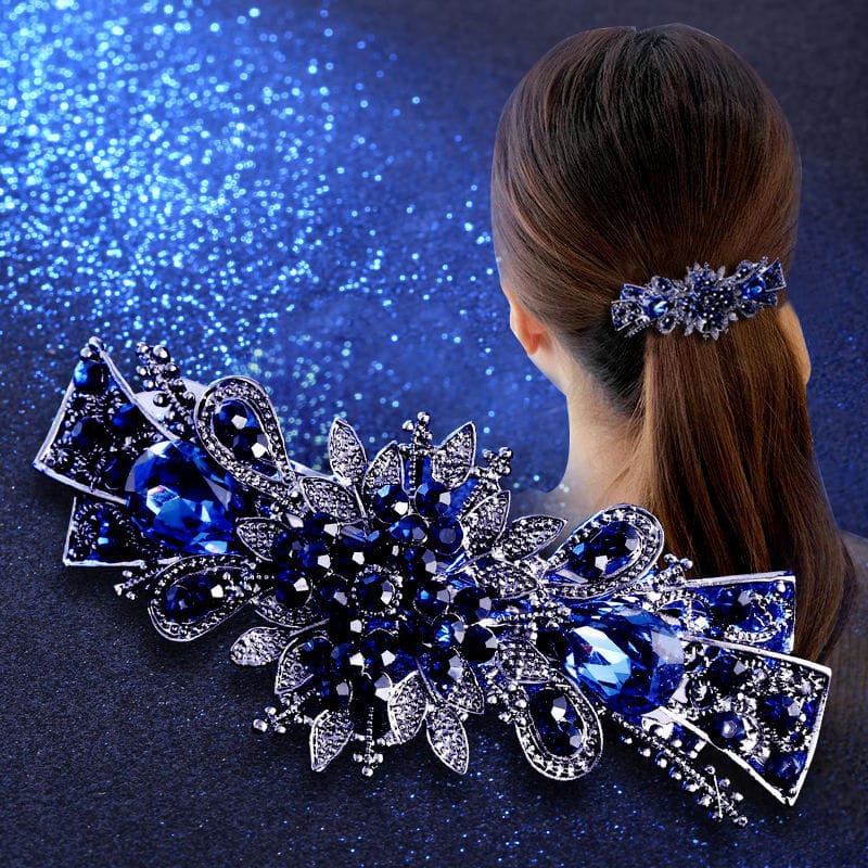 Jepit Rambut korea otomat wanita elegan motif baru original import  8cm