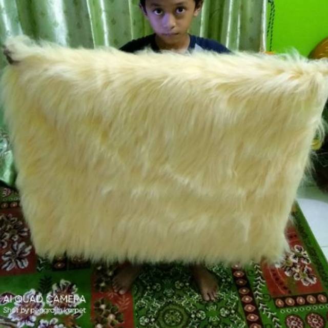 Karpet bulu korea karpet lantai (alas foto produk)