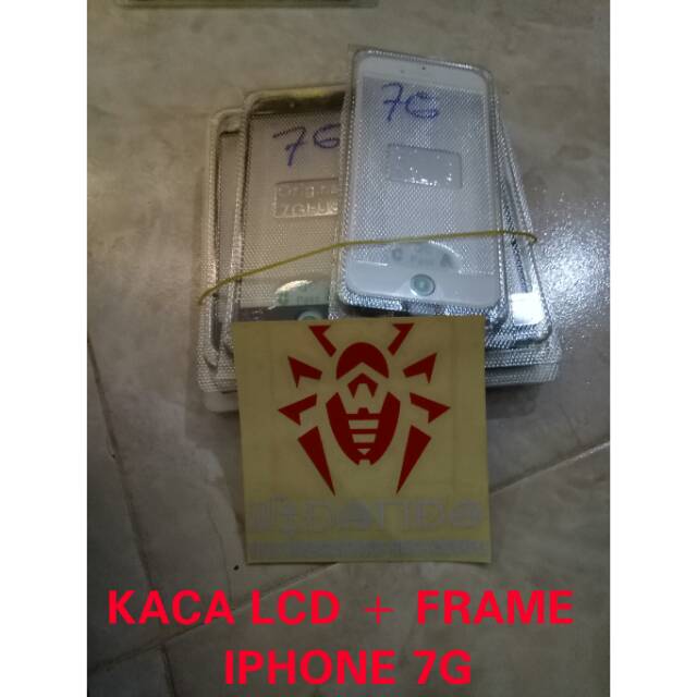 GLASS/KACA LCD+OCA+FRAME IPHONE 7G