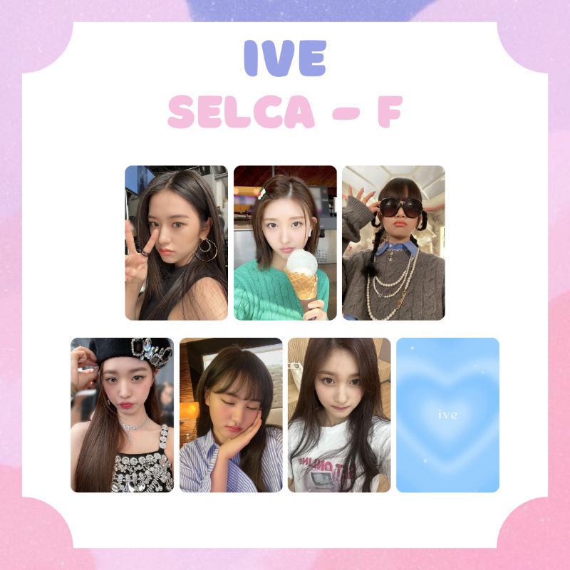 [IVE] PHOTOCARD SELCA IVE YUJIN GAEUL REI WONYOUNG LIZ LEESEO ‼️ BACA DESKRIPSI ‼️