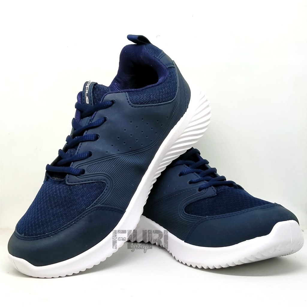 FIURI - ANDO ORIGINAL - BABBA 39-43 BIRU NAVY - SEPATU SNEAKERS SPORT KANVAS SOL KARET ANAK LAKI-LAKI - SEPATU KETS CASUAL FASHION TRENDY PRIA DEWASA - SEPATU OLAHRAGA LARI FITNES SENAM KERJA KULIAH BERTALI COWOK MURAH PROMO DISKON BONUS KAOS KAKI