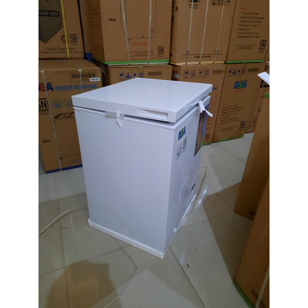 RSA CHEST FREEZER CF 160 BOX 144L LEMARI PEMBEKU 144 LITER