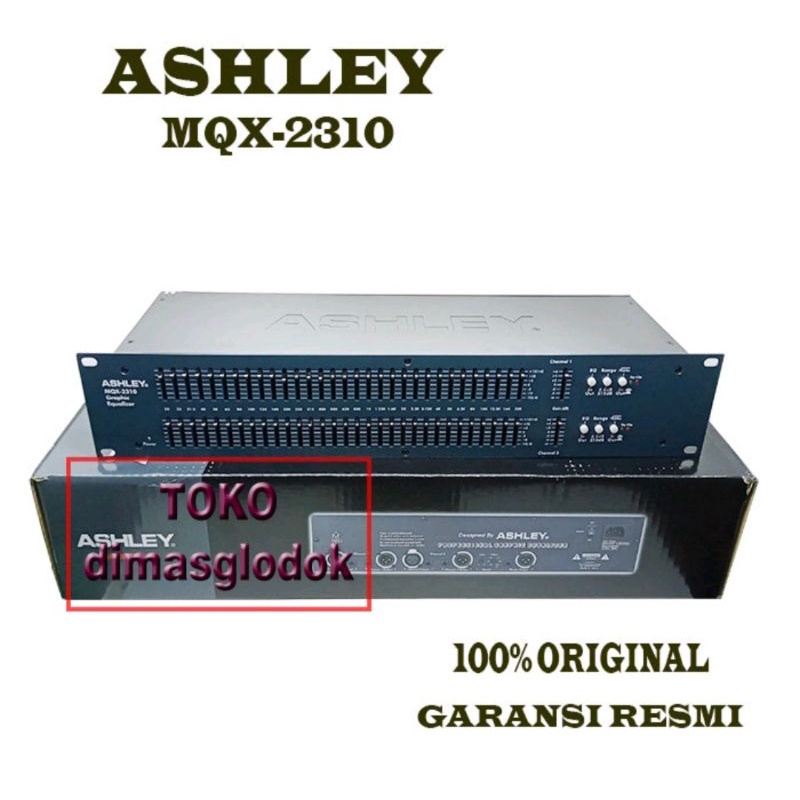 Ekualiser Ashley Mqx2310 Equalizer Mqx 2310 Original Mqx-2310