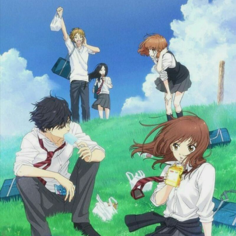 Kertas Mewarnai Anime/ Coloring Sheet Anime Ao Haru Ride