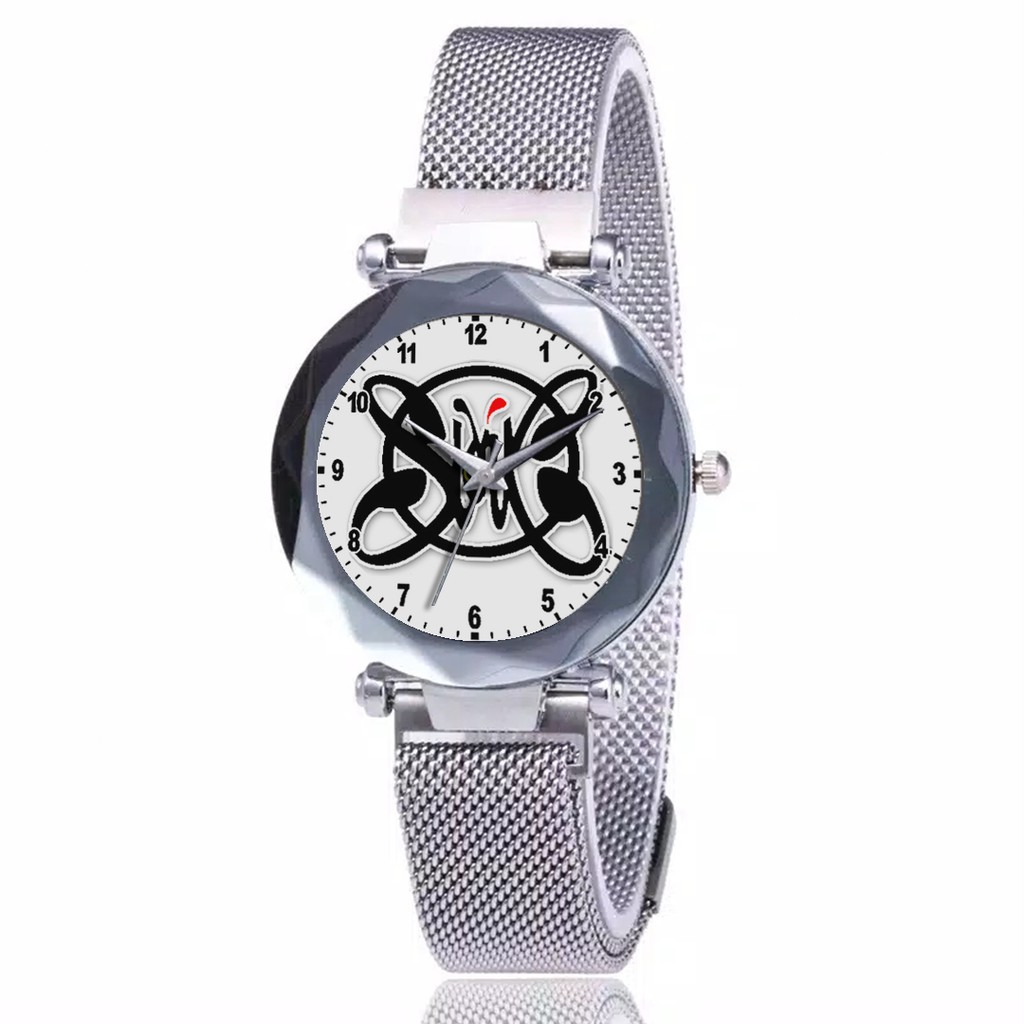 Jam Tangan Wanita Custom - SLANK-SLANKY MOTIF 3 Free Box &amp; Batre Cadangan