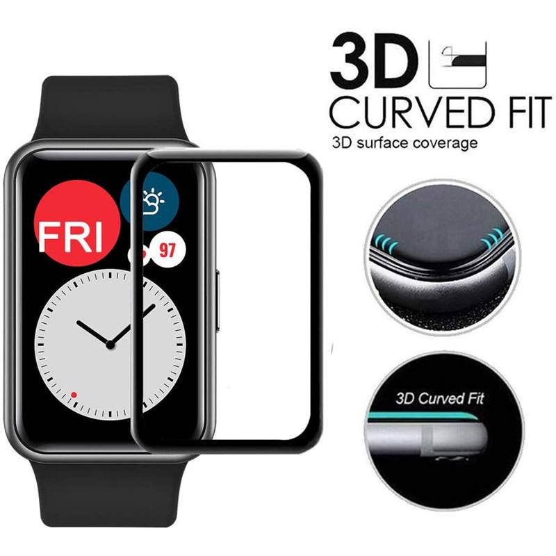 Film Pelindung Layar 3d Curved Untuk HUAWEI Honor band 6 5 4 Smart Watch 6 5 4 3 Pro