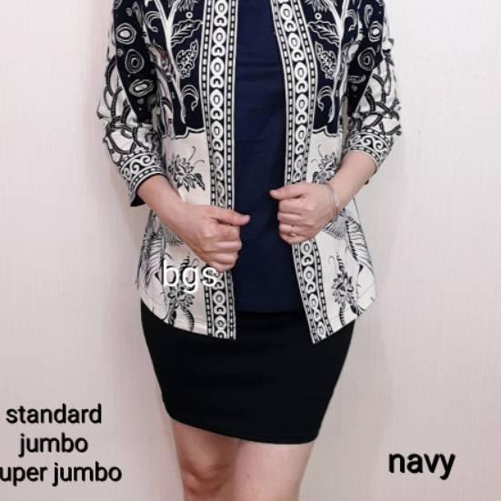 QDH BLOUSE BATIK 242HT# ATASAN BATIK WANITA SERAGAM EDISI NATAL IMLEK WARNA MERAH KATUN STRETCH .